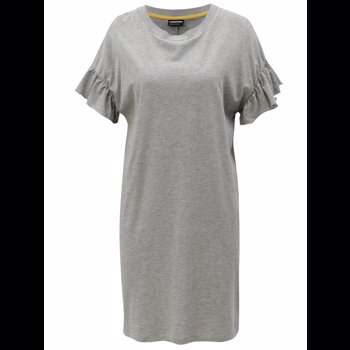 Rochie gri melanj cu maneci scurte Noisy May Bryn