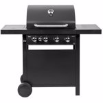 Grill Teesa BBQ 5000 Gaz 2 gratare Negru