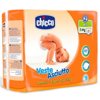 Scutece mini Chicco Nr.2 25 buc 06702-9