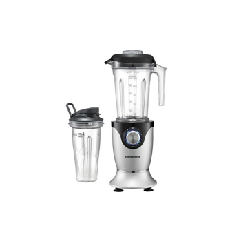 Blender Heinner HBL HS1000XMC 1000 W 22000 rpm 7 viteze functie Pulse 2 recipiente tritan 1.45 si 0.7 l Gri