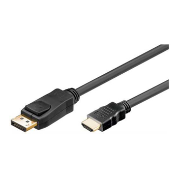 Cablu Displayport DP tata la HDMI A tata, 3m, contacte aurite Goobay