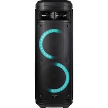 Boxa portabila MYRIA MY2616, 80W RMS, Bluetooth, Radio FM, negru