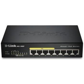 Switch D-Link 8-Port Gigabit DGS-1008P dgs-1008p/e