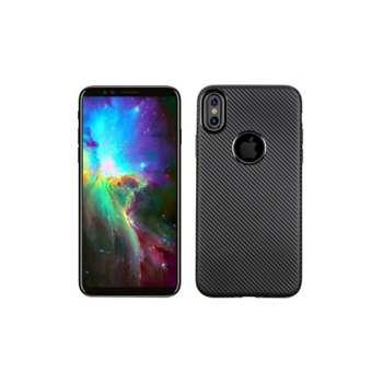 Husa Apple iPhone X i-Zore Carbon Fiber Negru