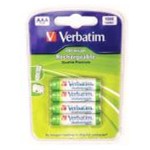 Acumulatori Verbatim 4xAAA 1000mAh 49942