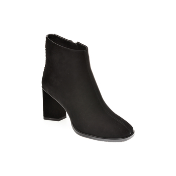 Botine FLAVIA PASSINI negre, 1R28M13, din piele intoarsa