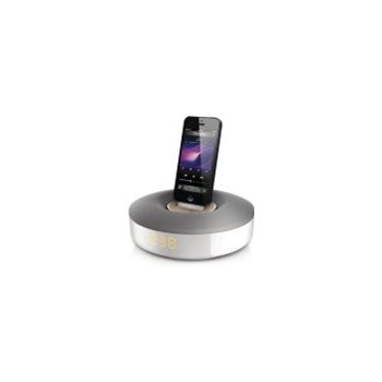 Sistem de andocare Philips DS1155/12, Tuner FM, pentru iPod/iPhone, Argintiu