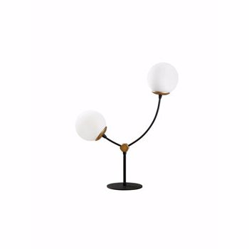 Veioza Tatum, 584TTM1720, 48 x 17 x 59 cm, metal, Negru