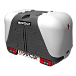 Cutie portbagaj pe carligul de remorcare Towbox V2 Gri