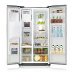Side by side Samsung RS7577THCSP, 530 l, Clasa A+, Inox