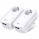 Kit Powerline Starter TP-LINK AV2000 cu 2 Porturi Gigabit și priză încorporată