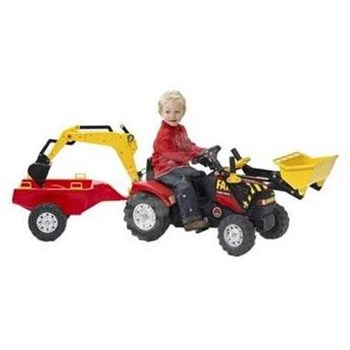 Tractor cu Remorca si Excavator