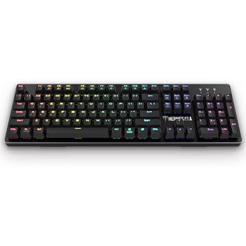 Tastatura Gaming Mecanica Gamdias Hermes P2A, iluminare RGB, USB (Negru)