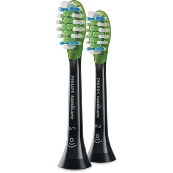 Philips Rezerve periuta de dinti electrica Sonicare Premium White HX9062/33, 2 buc, Negru