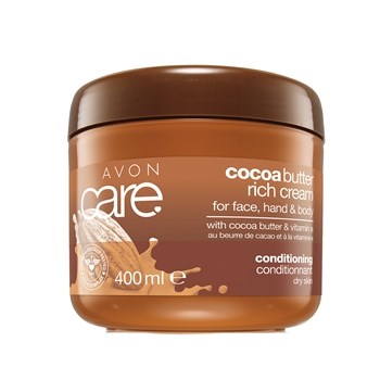 Cremă pentru față, mâini și corp cu unt de cacao