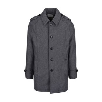 Palton gri inchis Selected Homme Geneve