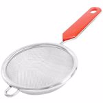 Strecuratoare ZOKURA Z1128, 7cm, inox, argintiu-rosu