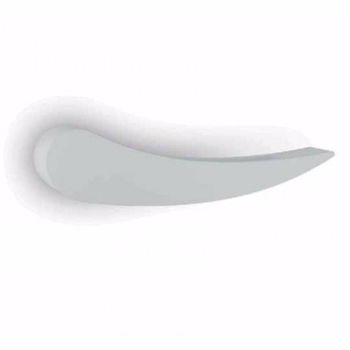 Aplica Applique BF-2571 2572 G9 gesso bianco destro sinistro verniciabile lampada parete interno IP20