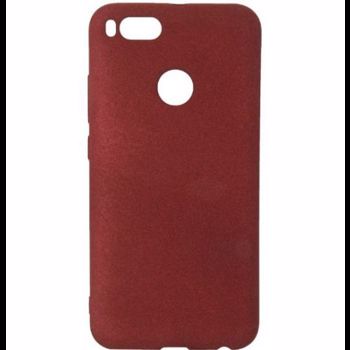 Husa Flex Slim Sand TPU pentru Xiaomi Mi A1 sau 5X Senno Dark Red snnm-bc-fss-tpu-xima1-drd