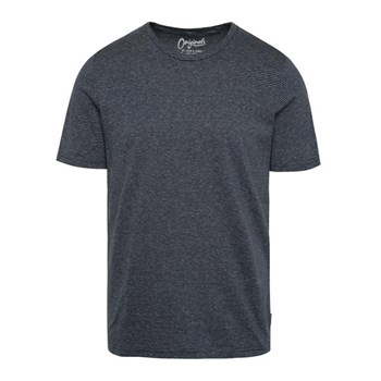 Tricou albastru inchis Jack & Jones True cu model discret
