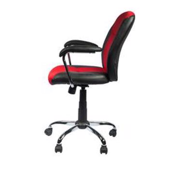 Scaun directorial US45 rosu-negru - Unic Spot Ro