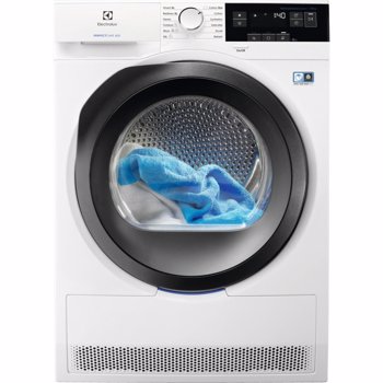 Uscator de rufe cu pompa de caldura Electrolux EW8H359S, 9 kg, Clasa A++, afisaj Touch LCD, Alb