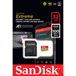SanDisk Micro Secure Digital Card Extreme, 32GB, Clasa 10