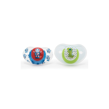 Suzete ortodontice 6 luni+, 2 bucati, Vital Baby : Model - pentru baieti