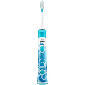 Periuta de dinti electrica PHILIPS Sonicare For Kids HX6311/07, 2 programe, 31000 miscari de curatare/minut, 1 capat, albastru