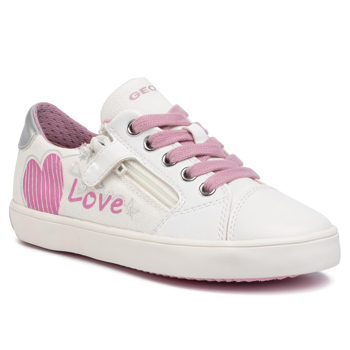 Sneakers GEOX - J Gisli G. B J024NB 01002 C0406 S White/Pink