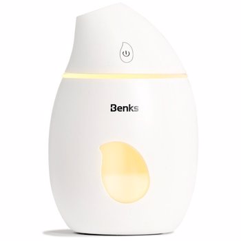 Umidificator Benks L19 USB cu lumini soft LED Albastru