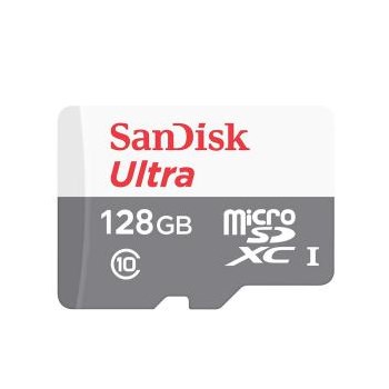 Card memorie Sandisk Ultra MicroSDXC 128GB + Adaptor SD sdsquns-128g-gn6ta