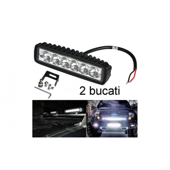 Proiectoare LED auto offroad, 2 bucati 18W (18 voturi ) 5 stele (18 voturi) 100% Complet