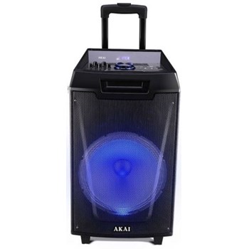 Boxa portabila Akai ABTS-AW12 cu BT, lumini disco, functie inregistrare, microfon