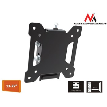 Suport TV, LCD/LED, Inclinare verticala, 13 - 27 inch, Negru