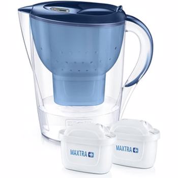 Cana filtranta Marella XL 3 5 l cu 2 cartuse MAXTRA+ albastra - Brita br1040565
