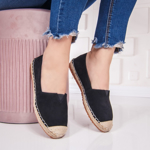Espadrile dama negre Panisya