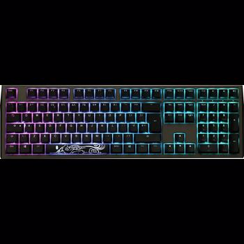 Tastatura Gaming Ducky Shine 7 Gunmetal RGB Cherry MX Silent Red Mecanica
