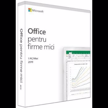 Microsoft Office Home and Business 2019, 32/64bit, Romana, FPP/Medialess