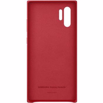 Protectie spate Samsung EF-VN975LREGWW Leather pentru Samsung Galaxy Note 10 Plus (Rosu)