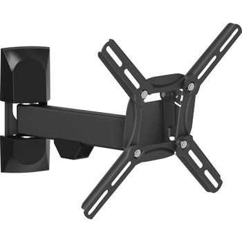 Suport TV Plat/ Curbat de perete Barkan 2300.B, reglabil, 19"-39", 25 Kg, Negru
