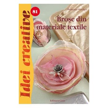Broşe din materiale textile. Idei creative 81