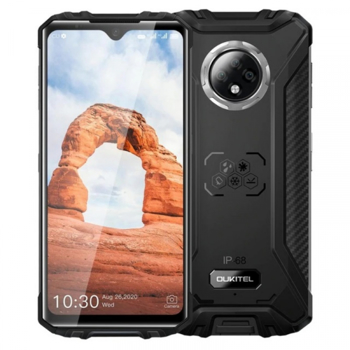 Telefon mobil Oukitel WP8 Pro, 4G, IPS 6.49 Waterdrop, 4GB RAM, 64GB ROM, MediaTek MT6762D OctaCore, NFC, 5000mAh, Dual SIM, Negru