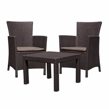 Keter Set mobilier gradina Curver Rosario, maro