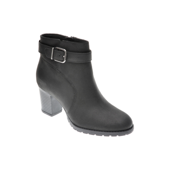 Ghete CLARKS negre, VERONA LARK, din piele naturala