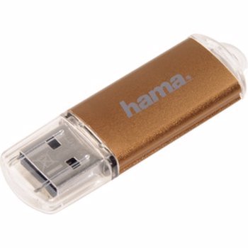 Memorie USB Hama Laeta 32GB, USB 2.0, maro