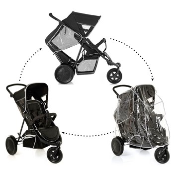 Carucior Dublu Freerider SH12 Black 513040