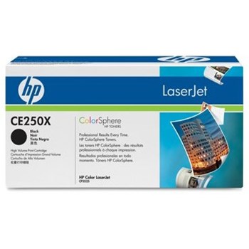 HP Toner BLACK NR.504X CE250X 10,5K ORIGINAL LASERJET CP3525N CE250X
