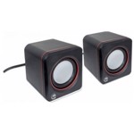 Boxe Manhattan 2600, 2x3W, USB (Negru)