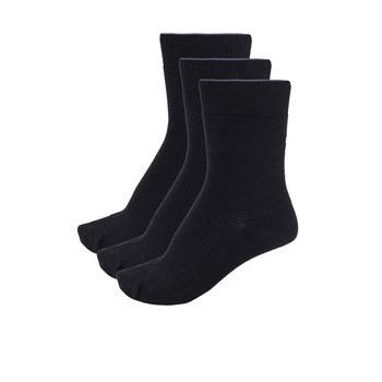 Set de trei perechi de sosete negre Selected Homme